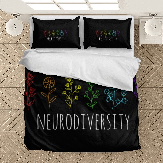 Autism Awareness Autistic Pride Rainbow Bedding Sets