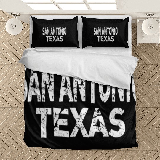 San Antonio Texas Distressed Bedding Sets