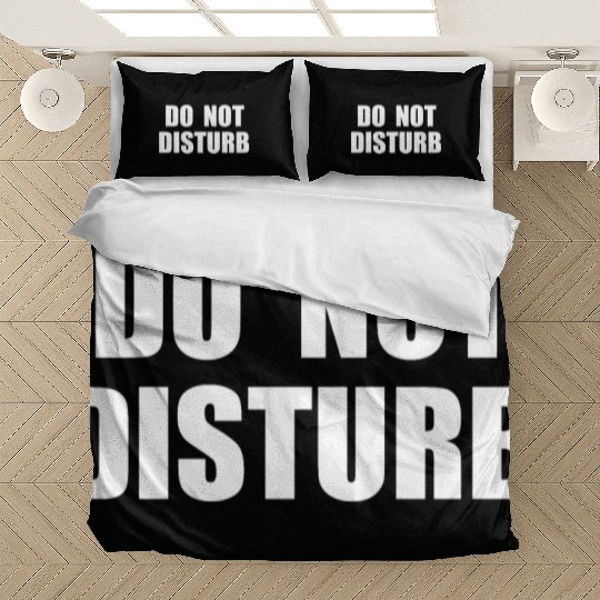 Do Not Disturb - Airplane Airport Train Subway Bedding Sets