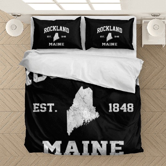Rockland Maine Me State Athletic Style Bedding Sets