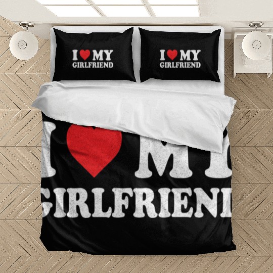 I Love My Girlfriend I Heart My Girlfriend Gf Bedding Sets