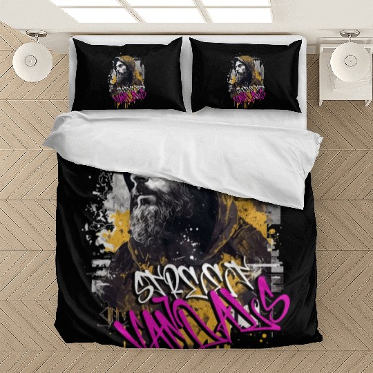 Street Art Vandals Graffiti Hooded Tagging Bedding Sets