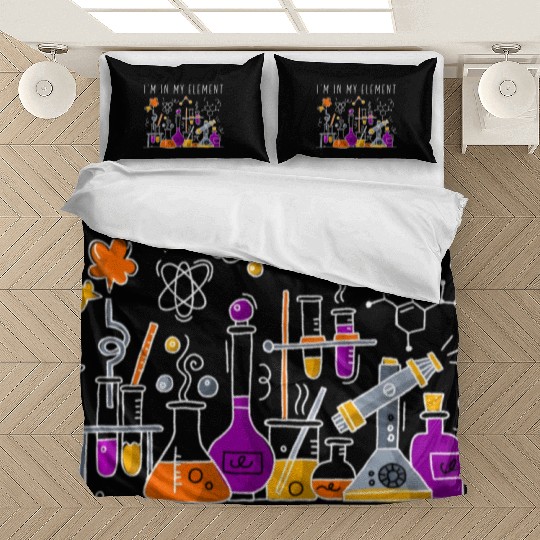 Chemist I'M In My Element Chemistry Science Nerd Bedding Sets