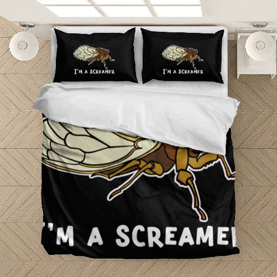 Cicada Song Funny Cicada Invasion I m A Screamer Bedding Sets