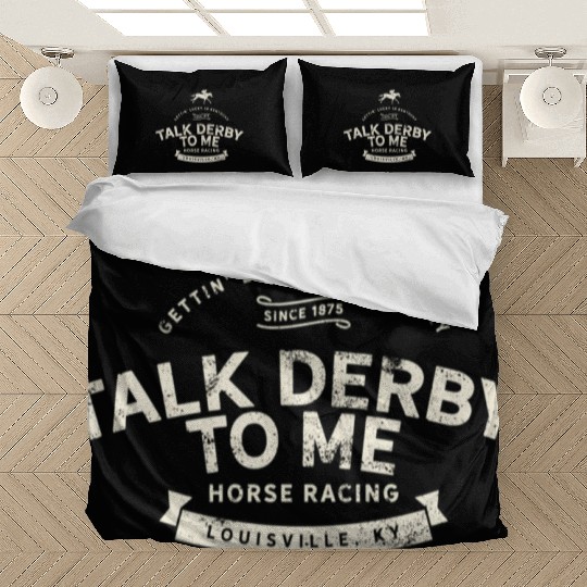 Derby Day And Talk Derby To Me Kentucky Horse Bedding Sets