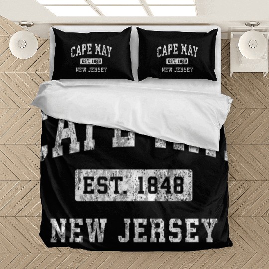 Cape May New Jersey Nj Established Sports Bedding Sets