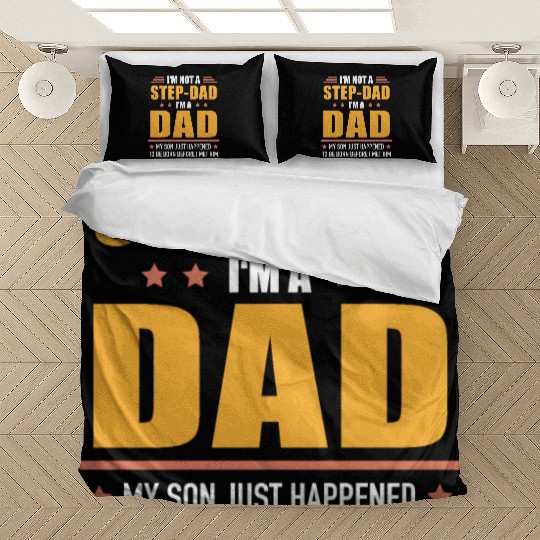 Step-Dad Stepfathers Son Nursing Father Gift Bedding Sets