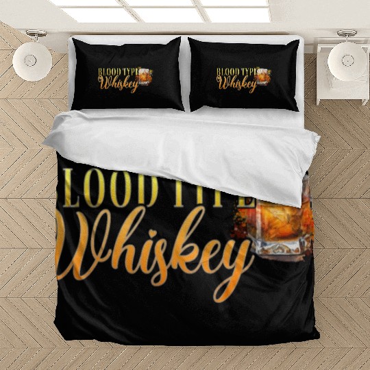 Blood Type Whiskey Cocktail Bartender Bedding Sets