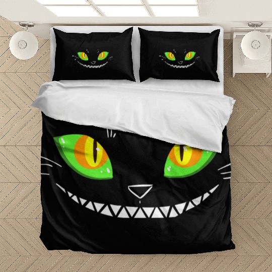 Creepy Cat Face Bedding Sets