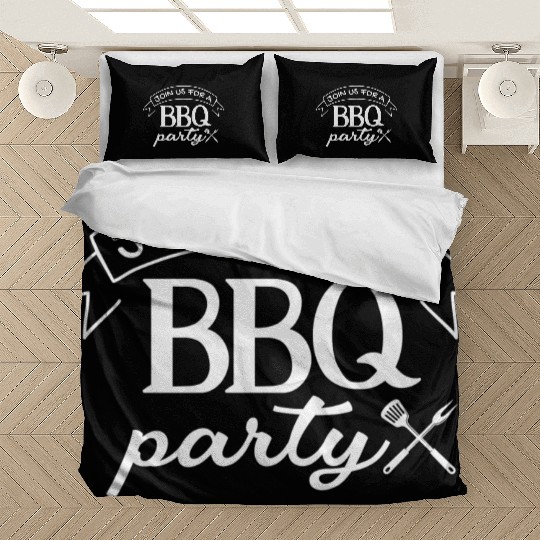 Join Us For A Bbq Party Bbq Grill Lover Bedding Sets