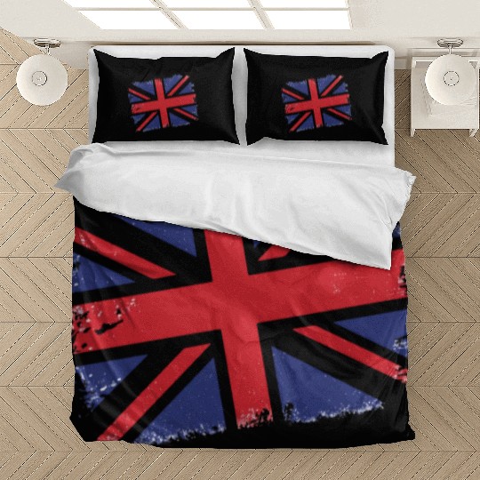 Union Jack Vintage UK Flag Great Britain UK Bedding Sets