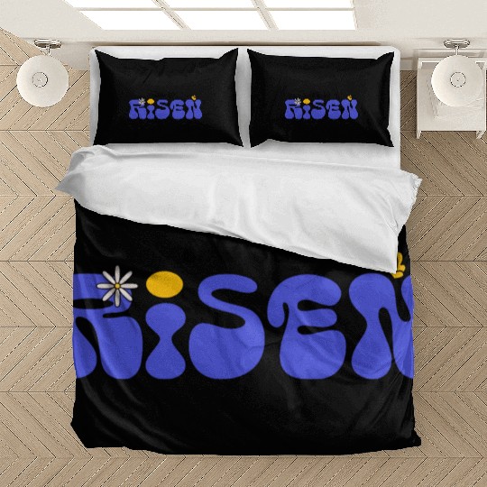He Is Risen Groovy Christian Easter Bedding Sets