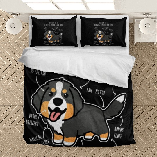 Bernese Mountain Dog Anatomy Bedding Sets