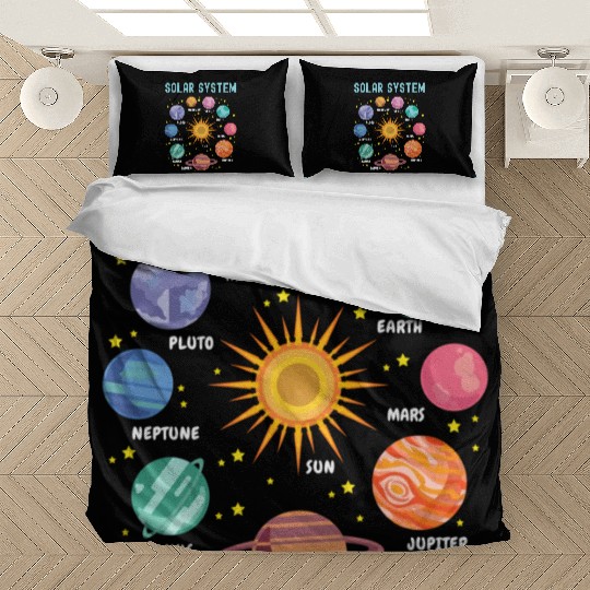 Solar System Planets Science Bedding Sets