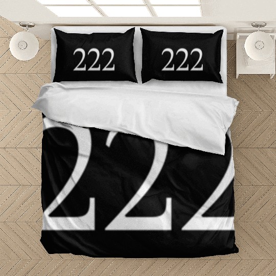 Angel Number 222 Right Place Right Time Bedding Sets