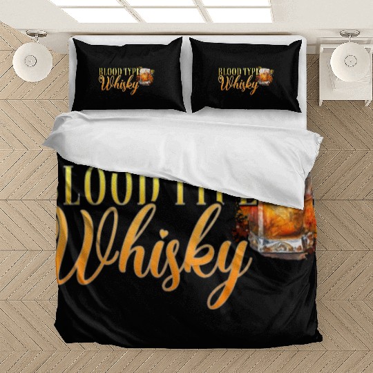 Blood Type Whisky Cocktail for Bartender Bedding Sets