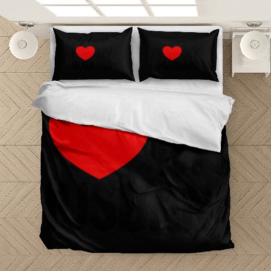 I Love My Husband Red Heart Wife I Love My Husband Bedding Sets