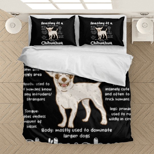 Anatomy of A Chihuahua Bedding Sets