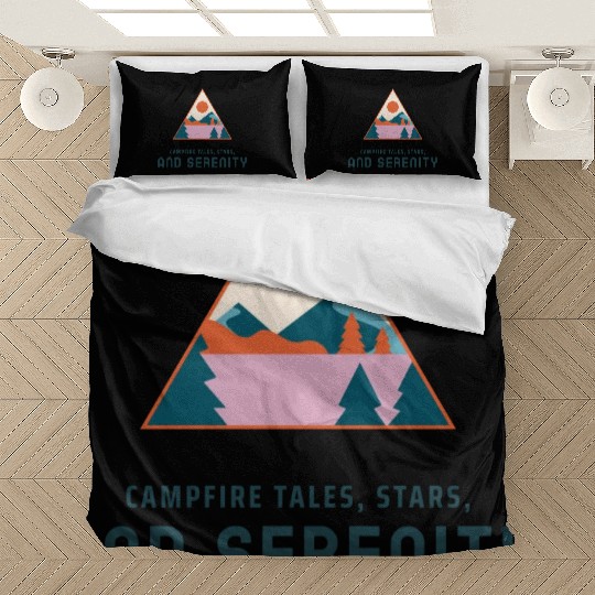 Campfire Tales, Stars, And Serenity Camping Bedding Sets