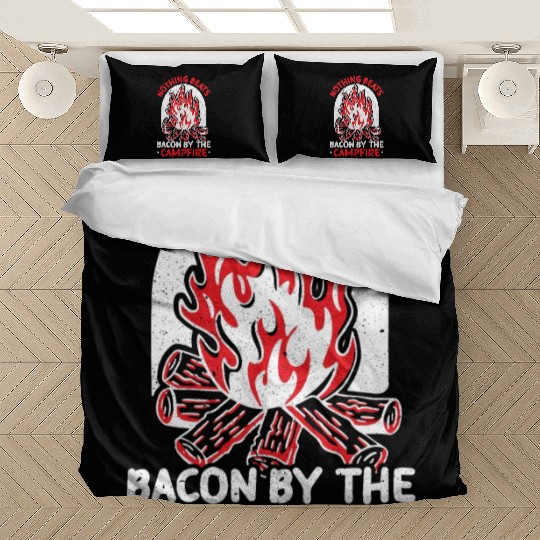 Camping And Bacon Meat Camp Camper I Love Bacon Bedding Sets