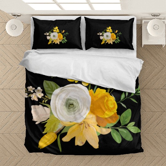 Yellow Flower Bedding Sets