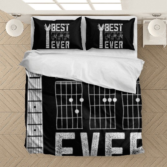 Fathers Day Guitar Music Apparel Best Dad Bedding Sets