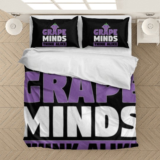 Grape Minds Think Alike Bedding Sets