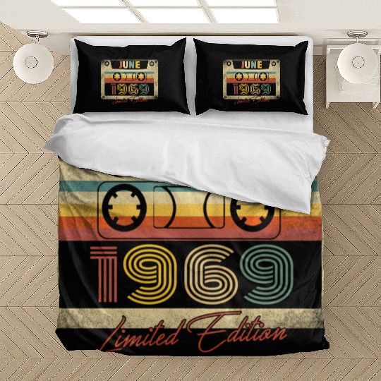 June 1969 Cassette Tape 54Th B-Day 54 Bedding Sets