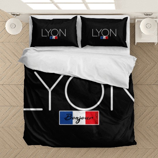 Lyon France Summer Py White Writing Bedding Sets