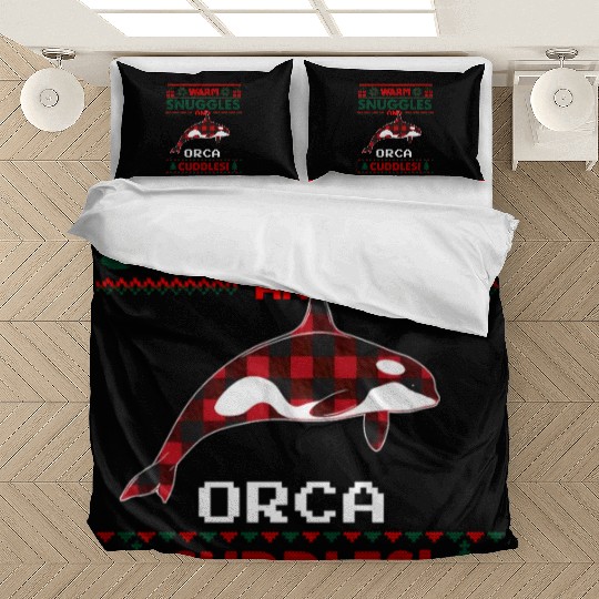 Orca Whale Pajama Ugly Bedding Sets