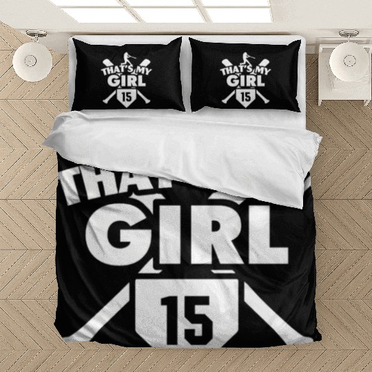 Baseball Mom Dad T'S My 15 Softball Number 15 Bedding Sets