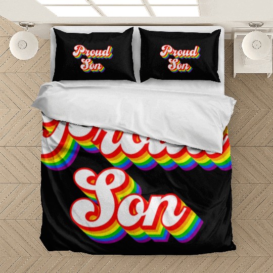 Proud Son Lgbtq Rainbow Bedding Sets
