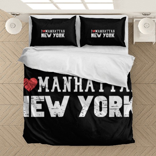 Manhattan New York Love I Heart Manhattan Ny Bedding Sets