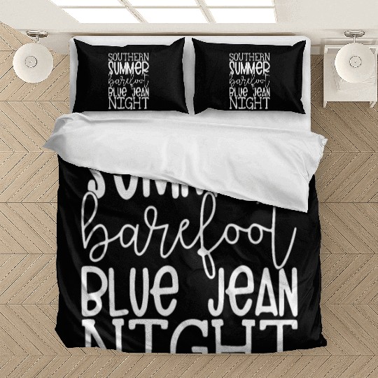 Southern Summer Barefoot Blue Jean Night Bedding Sets