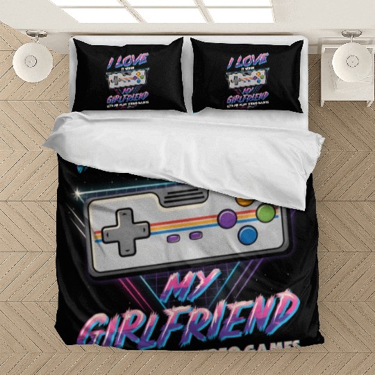 Gamer I Love It When My Friend Lets Me Play Video Bedding Sets