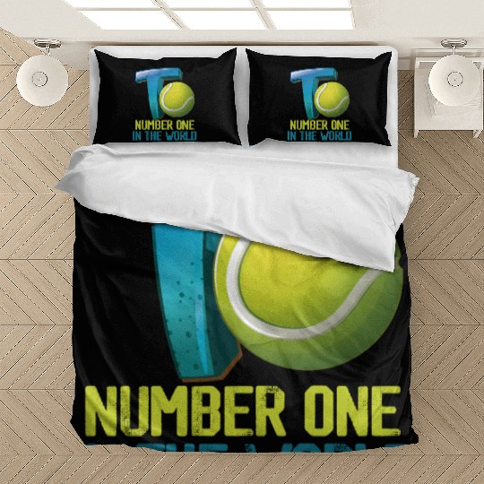 Tennis Terms Tennis Player Numbere On In The World Bedding Sets