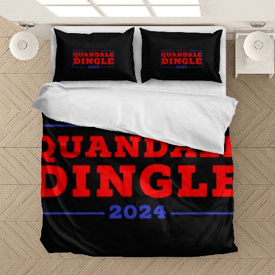 Quandale Dingle For President Usa Patriotic Bedding Sets