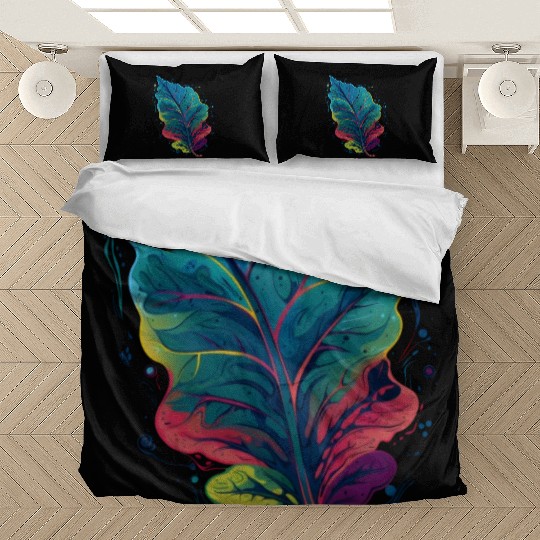 Colorful Leaf Autumn Fall Leaves Foliage Plant Bedding Sets