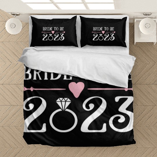 Bride To Be 2023 Engagement Ring Future Bride Bedding Sets