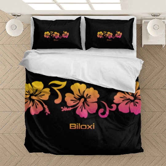 Biloxi Hibiscus Souvenir Vacation Bedding Sets