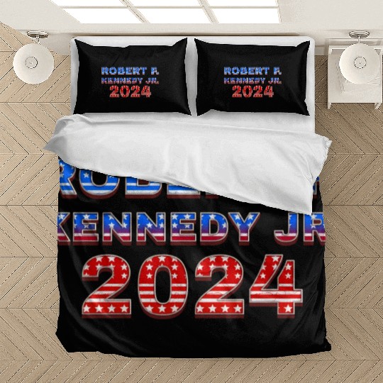 Robert F Kennedy Jr 2024 Stars And Stripes Red Bedding Sets