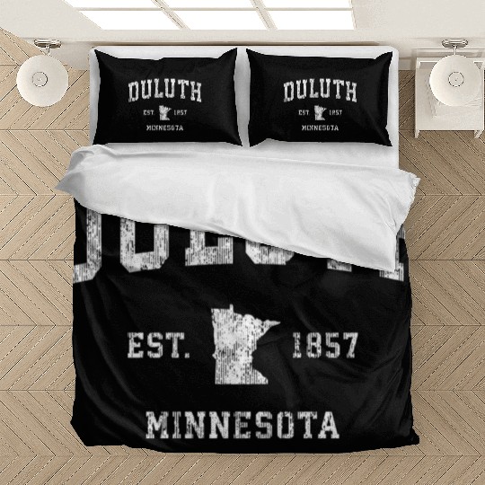 Duluth Minnesota Mn Athletic Sports Bedding Sets