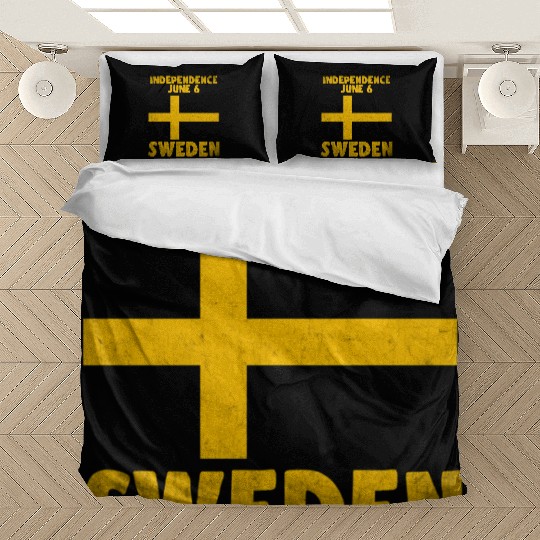 Sweden Independence Day 6Th June Patriotic Bedding Sets