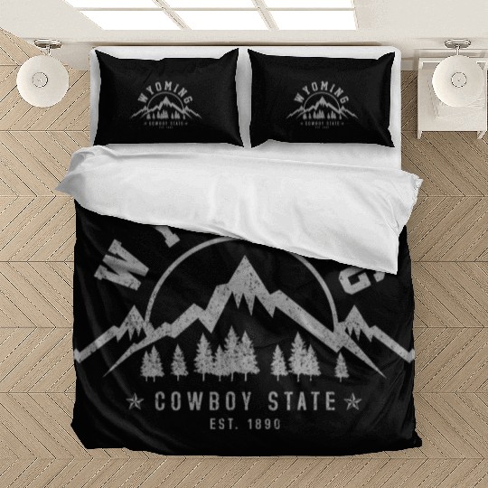 Wyoming The Cowboy State Est 1890 Moains Bedding Sets