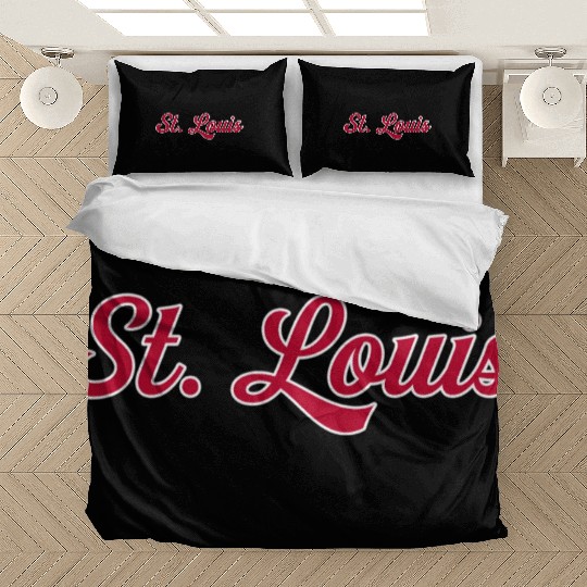 St Louis 1970S Wordmark Script Bedding Sets