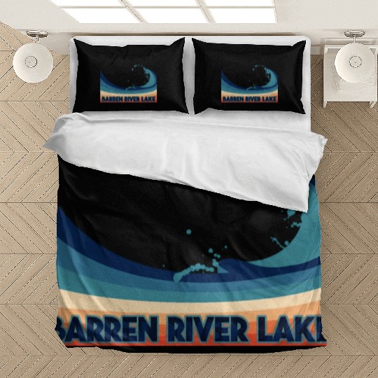 Barren River Lake Kentucky Boating Sailing Fishing Bedding Sets