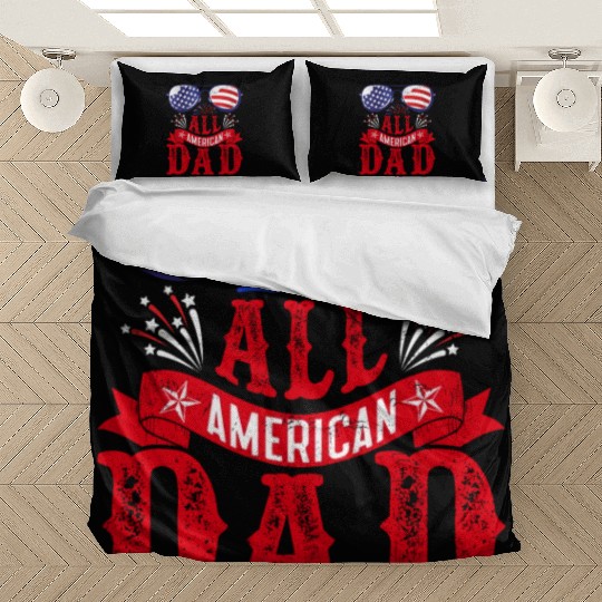 All American Dad America Pride US Patriot Bedding Sets