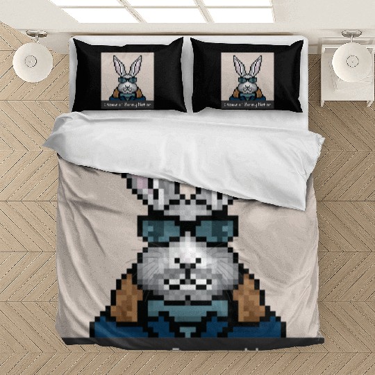 Citizens of Bunny Nation NFT #74 Artwork Bedding Sets