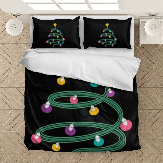 Christmas Light Christmas Tree Bedding Sets