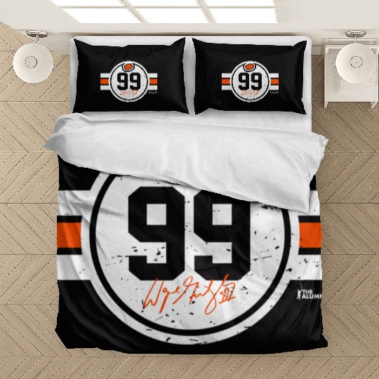 Wayne Gretzky No 99 Edmonton Hockey Bedding Sets